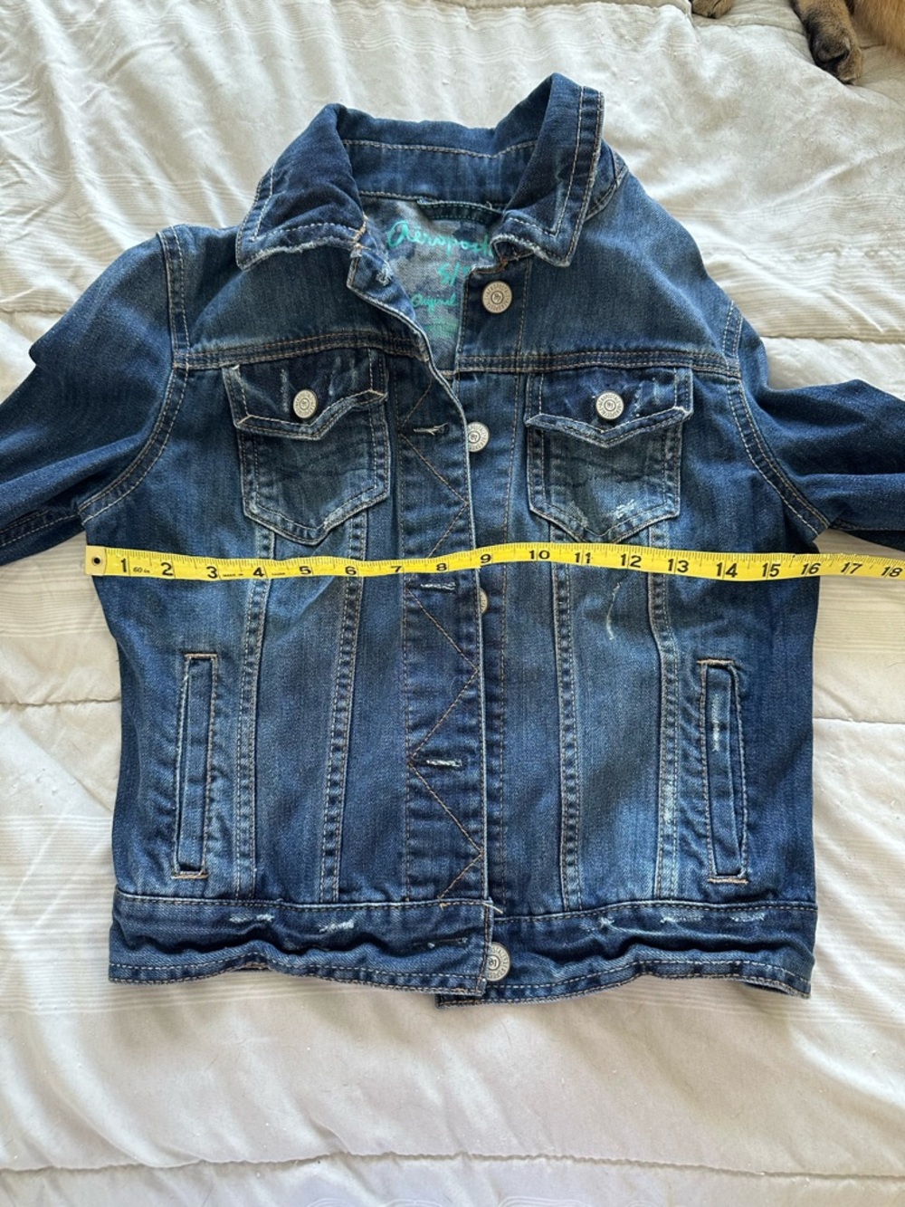 SLD Aeropostale Denim Jean Jacket Women’s Small - Picture 6 of 8